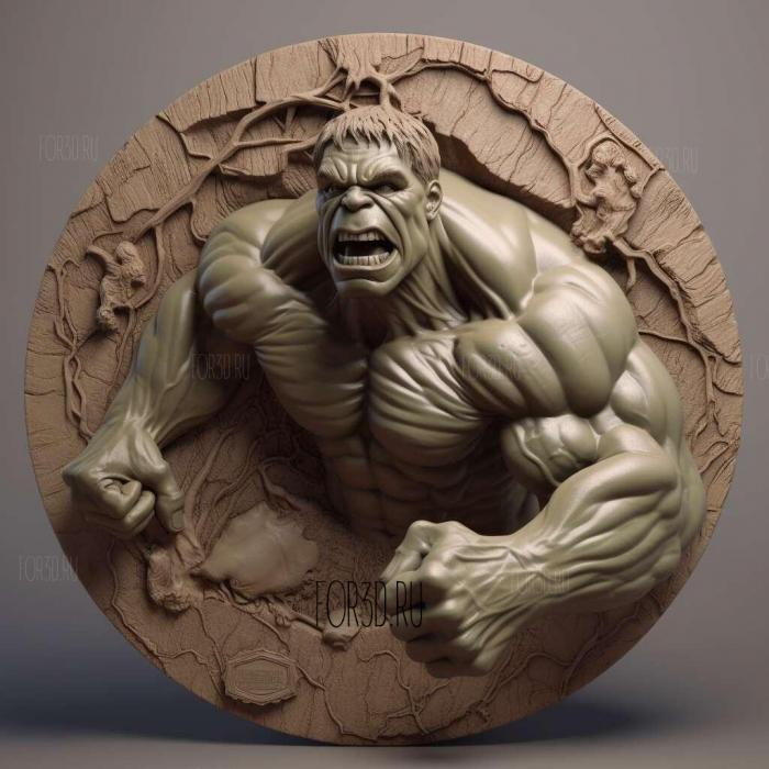 hulk stl 1 stl model for CNC